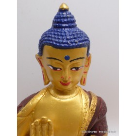 Statue Bouddha Sakyamouni 20 cm main au sol Statuettes Bouddhistes SBK3