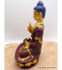 Statue Bouddha Sakyamouni 20 cm main au sol Statuettes Bouddhistes SBK3