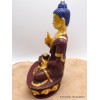 Statue Bouddha Sakyamouni 20 cm main au sol Statuettes Bouddhistes SBK3