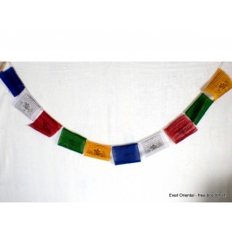 Drapeaux tibétains divinités et bon augure x 10 Drapeaux tibétains PEA5