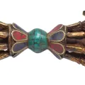 Dorjé tibetain vajra trône 8 branches 16.5 cm - Dordjé, double dorjé (sans cloche)