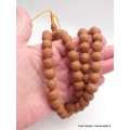 AUTHENTIQUE Mala de prières bouddhiste en Graines de Bodhi Mala tibétain 108 perles BM17