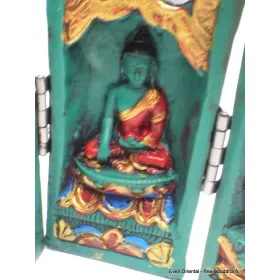 Statuette bouddhiste Temple pour autel bouddhiste 12 cm - Objets rituels bouddhistes