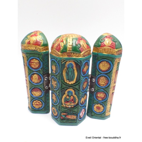 Temple pour autel bouddhiste 12 cm Statuettes Bouddhistes TRYP6