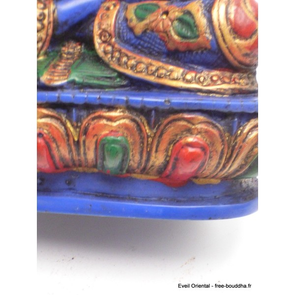 Statuette Bouddha de Médecine main au sol 14 cm Statuettes Bouddhistes BLUEB4