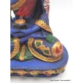 Statuette bouddhiste Bouddha de Médecine avec lotus 14 cm - Statuettes bouddhistes tibétaines artisanales