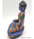 Statuette Bouddha de Médecine avec lotus 14 cm Statuettes Bouddhistes BLUEB5