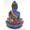 Statuette Bouddha de Médecine avec lotus 14 cm Statuettes Bouddhistes BLUEB5