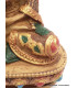 Statue tibétaine Bouddha jaune en enseignement Statuettes Bouddhistes SAKYA4