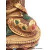 Statue tibétaine Bouddha jaune en enseignement Statuettes Bouddhistes SAKYA4