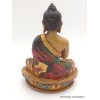 Statue tibétaine Bouddha jaune en enseignement Statuettes Bouddhistes SAKYA4