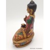 Statue tibétaine Bouddha jaune en enseignement Statuettes Bouddhistes SAKYA4