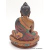 Statue tibétaine Bouddha jaune en méditation Statuettes Bouddhistes SAKYA5