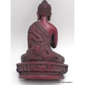 Statuette Bouddha rouge Amitabha position offrandes Statuettes Bouddhistes STARB