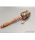 Moulin à prières tibétain 8 signes auspicieux 26 cm Objets rituels bouddhistes MAA1