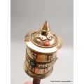 Moulin à prière tibétain 2 mantras 25 cm - Moulins à Prières tibétains