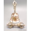 Cloche tibétaine plaqué argent 12 cm Cloches et dorjé tibétains CDB2