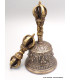 Cloche tibétaine Haute Qualité en Bronze 16 cm Objets rituels bouddhistes CTHQ1