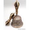 Cloche tibétaine Haute Qualité en Bronze 16 cm Objets rituels bouddhistes CTHQ1