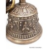 Cloche tibétaine Haute Qualité en Bronze 16 cm Objets rituels bouddhistes CTHQ1