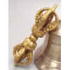 Cloche tibétaine bouddhiste Haute Qualité bronze 18 cm Cloches et dorjé tibétains CTHQ3