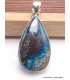 Bijou Pendentif Shattuckite bleu rouge Pendentifs pierres naturelles LAM12.6
