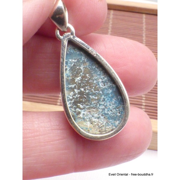 Bijou Pendentif Shattuckite bleu rouge Pendentifs pierres naturelles LAM12.6