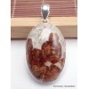 Pendentif Grenat Spessartine oval Pendentifs pierres naturelles LAM15.3