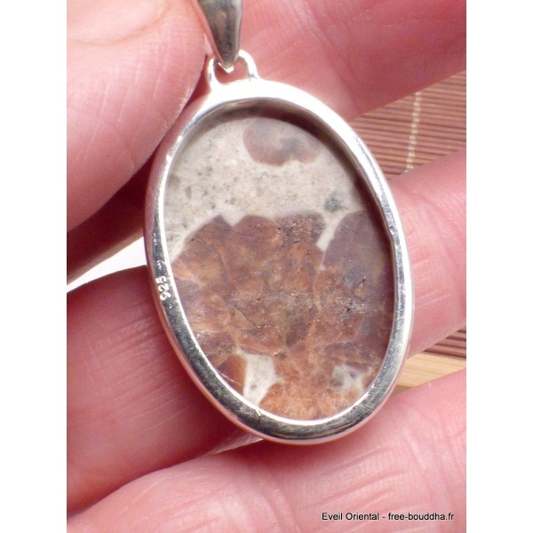Pendentif Grenat Spessartine oval Pendentifs pierres naturelles LAM15.3