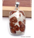 Pendentif Grenat Spessartine rectangulaire Pendentifs pierres naturelles LAM15.4