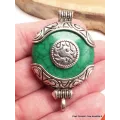Pendentif tibétain pierre fantaisie - Pendentifs tibétains bouddhistes