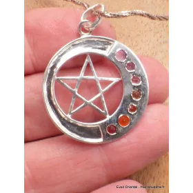 Pendentif en pierre naturelle Pentagramme de Protection - Bijoux par Chakras