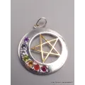 Pendentif en pierre naturelle Pentagramme de Protection - Bijoux par Chakras