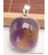 Gros Pendentif Amétrine naturelle carré Bijoux en Amétrine AW45.3
