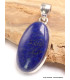 Bijou en Lapis Lazuli oval pendentif qualité AAA