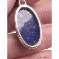 Bijou en Lapis Lazuli oval pendentif qualité AAA Bijoux en Lapis-lazuli LAM24.4