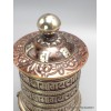 Moulin à prière bouddhiste socle signes auspicieux 13 cm Moulins à Prières tibétains PGAM11