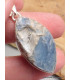 Bijou Pendentif Cyanite bleue paraiba brute marquise Pendentifs pierres naturelles LAM21.2