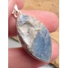 Bijou Pendentif Cyanite bleue paraiba brute marquise Pendentifs pierres naturelles LAM21.2