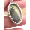 Pendentif Calcédoine Chrome oval Pendentifs pierres naturelles YM63