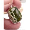 Pendentif Calcédoine Chrome rectangulaire Pendentifs pierres naturelles YM63.1