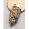 Pendentif argent Cristal aura Pendentifs pierres naturelles LAM29.1