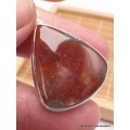 Pendentif Agate mousse du Texas triangulaire Bijoux en Agate Mousse LAM26.3