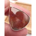 Pendentif Agate mousse du Texas triangulaire - Bijoux en Agate