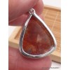 Pendentif Agate mousse du Texas triangulaire Bijoux en Agate Mousse LAM26.3