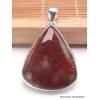 Pendentif Agate mousse du Texas triangulaire Bijoux en Agate Mousse LAM26.3
