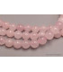 Mala tibétain pierre Quartz Rose Mala tibétain 108 perles MADP9