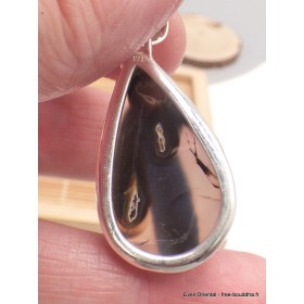 Pendentif goutte en Agate Tubulaire Pendentifs pierres naturelles YM64