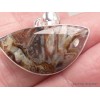 Pendentif en Agate Tubulaire demi-lune Bijoux en Agate Tubulaire YM64.1