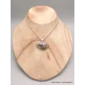 Pendentif en Agate Tubulaire demi-lune - Bijoux en Agate Tubulaire